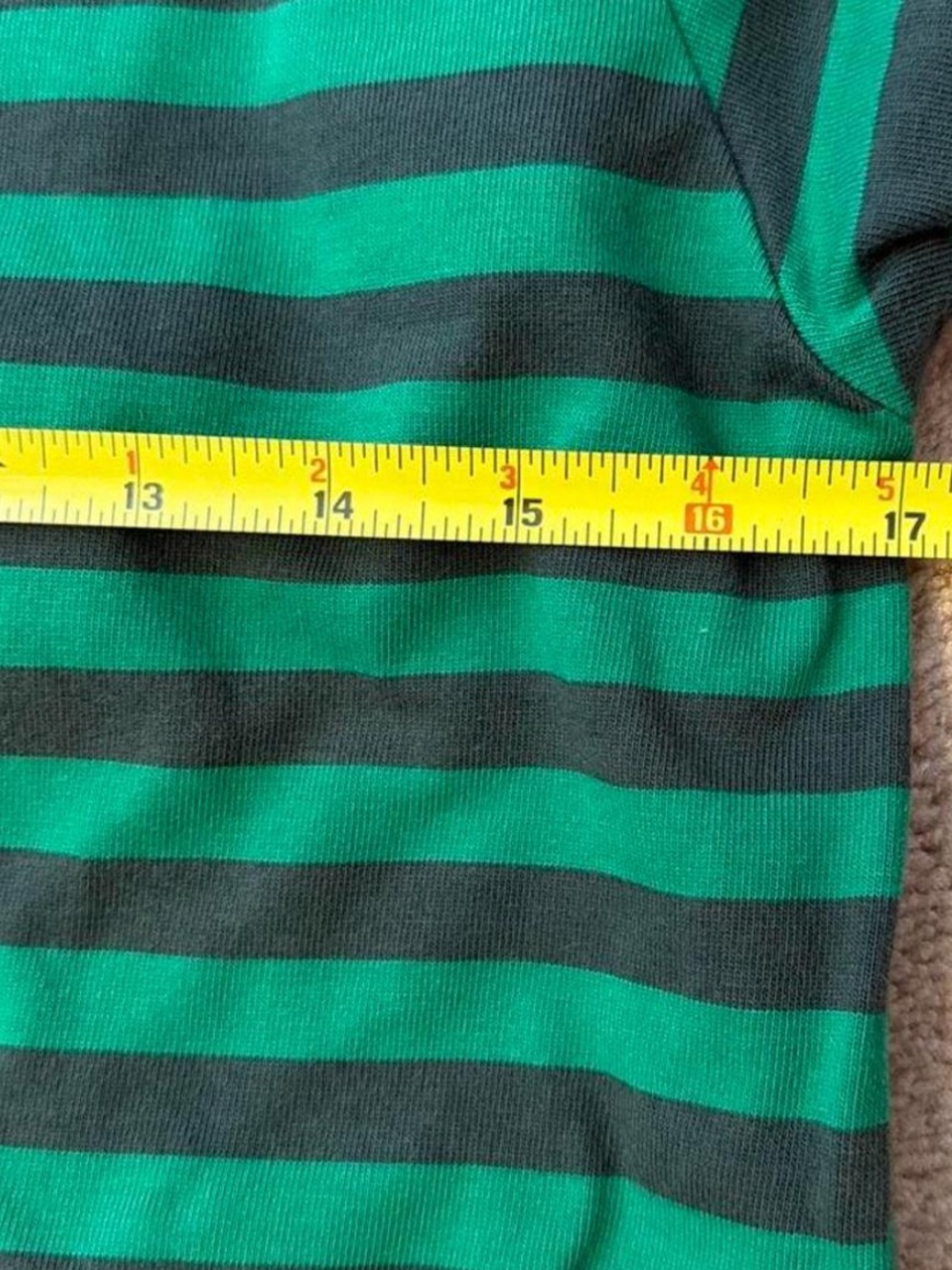 Marc Jacobs Green Striped T-Shirt Dress - Picture 4 of 5